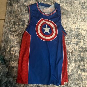 Mens Superhero Costume - Blue and Red